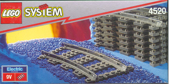 Lego 4520 Curved Rails